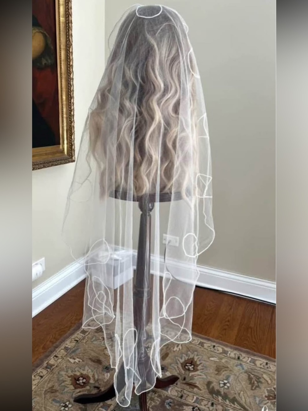 Beautiful bridal veil